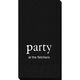 Big Word Party Guest Towels Image 2 of 3